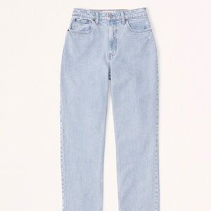 A&F Curve Love 90s Straight Ultra High Waist Jean 31